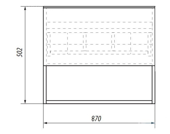 99.0808 Тумба под раковину Dreja Perfecto - Вид №1