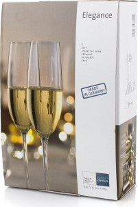 10602934 Schott Zwiesel Набор фужеров для шампанского Schott Zwiesel "Элеганс" 228мл, 2шт, п/к Стекло