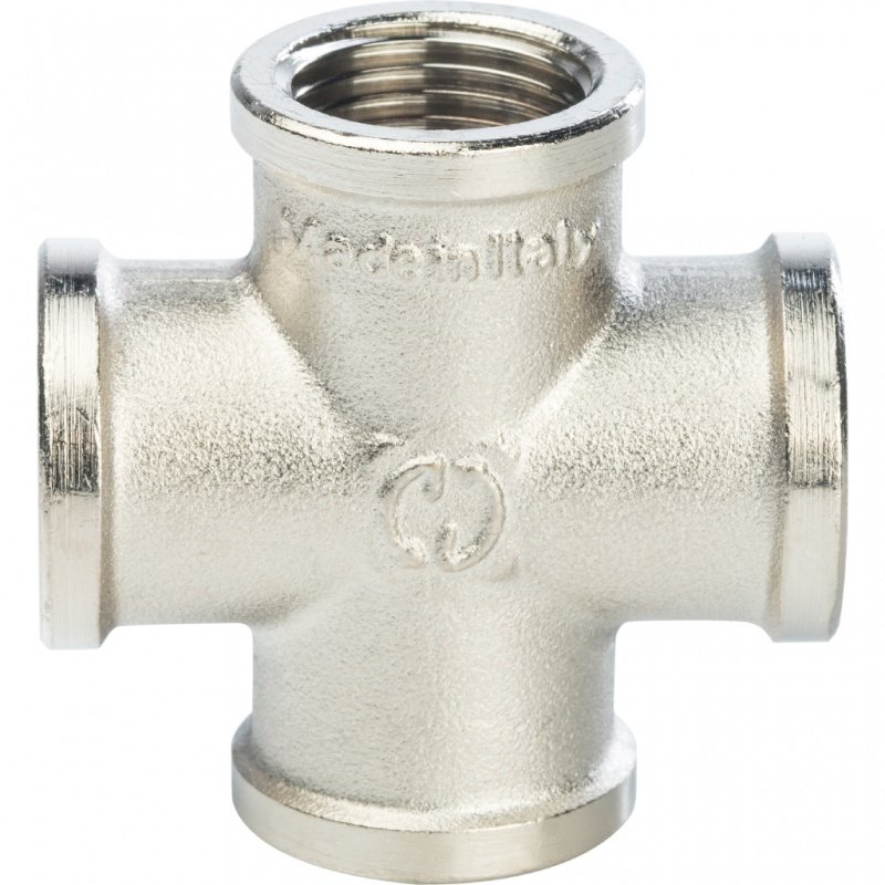 Крестовина ВР 1/2" никель STOUT SFT0031000012 - Вид №1