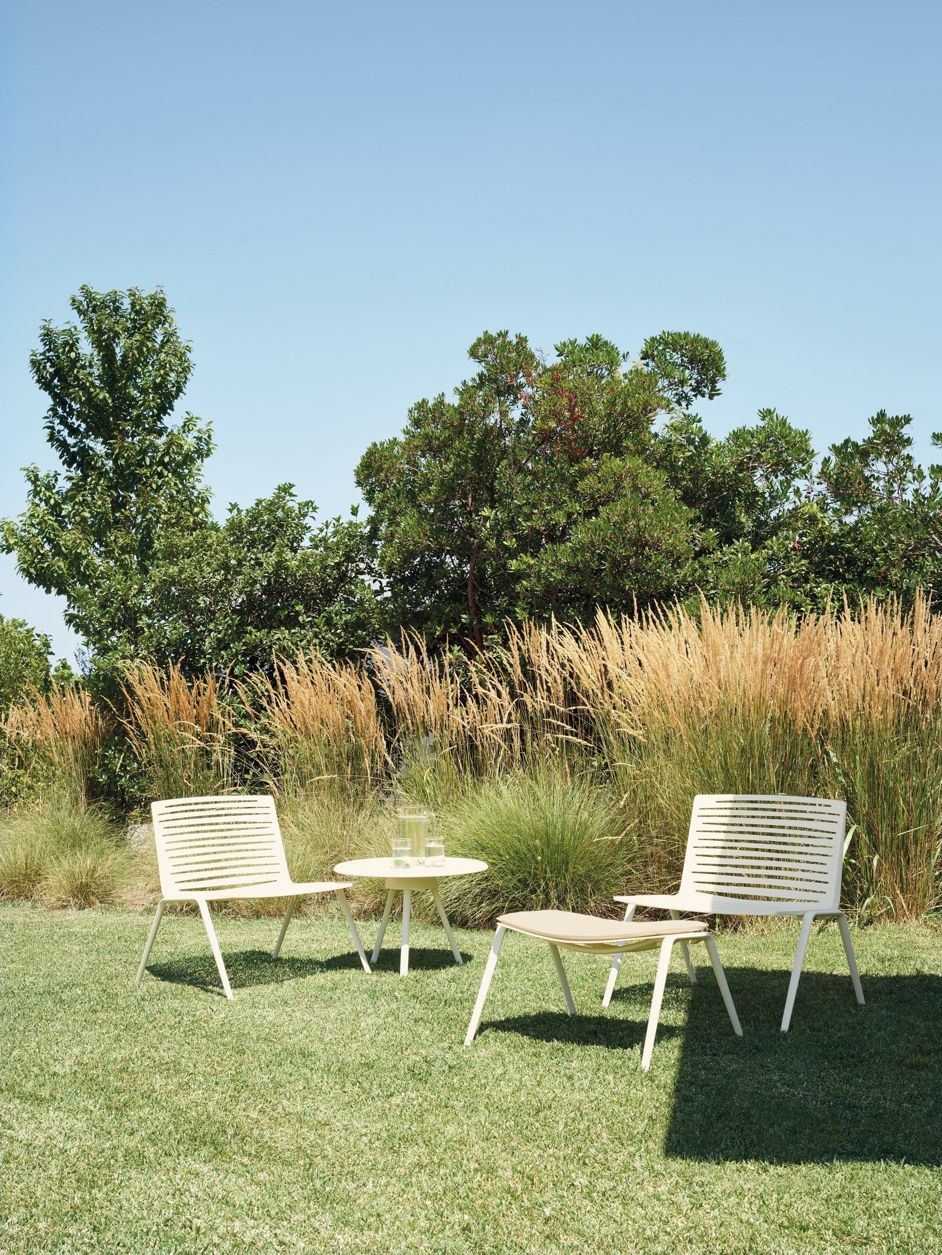 Алюминиевый круглый садовый столик FAST ARCH-00072976 - Вид №1