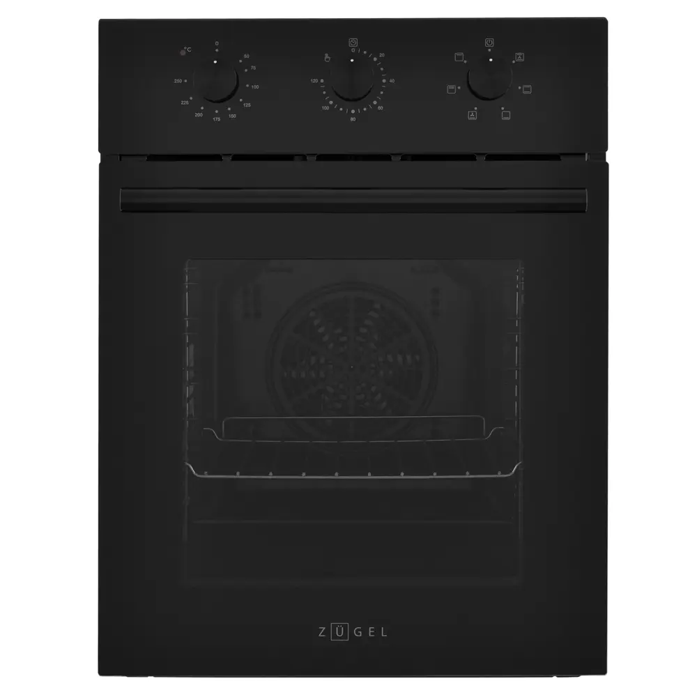 Встраиваемый духовой шкаф Zugel ZOE604В 45x59.5x60 см конвекция цвет черный STLM-2178166