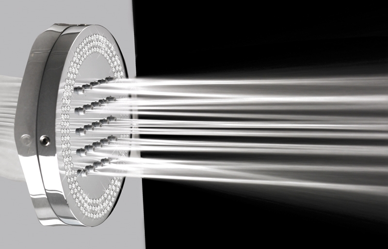 I00175 Потолочный & настенный душ Tondo Flat Ø 100 mm BOSSINI  - Вид №6