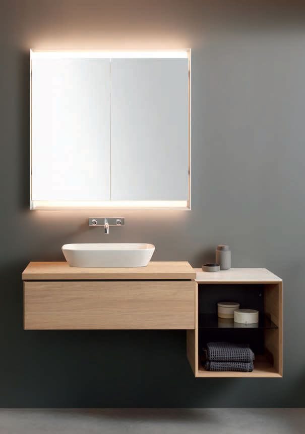 Деревянный подвесной секционный шкаф для ванной комнаты Geberit MIX AND MATCH ARCH-00117283 - Вид №1