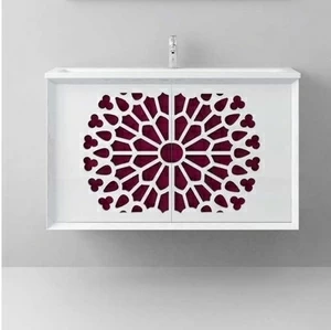 Avila Dos Тумба подвесная Подсолнух с раковиной CLEVER 100 Color 70+К2 SUE LUX Stylish