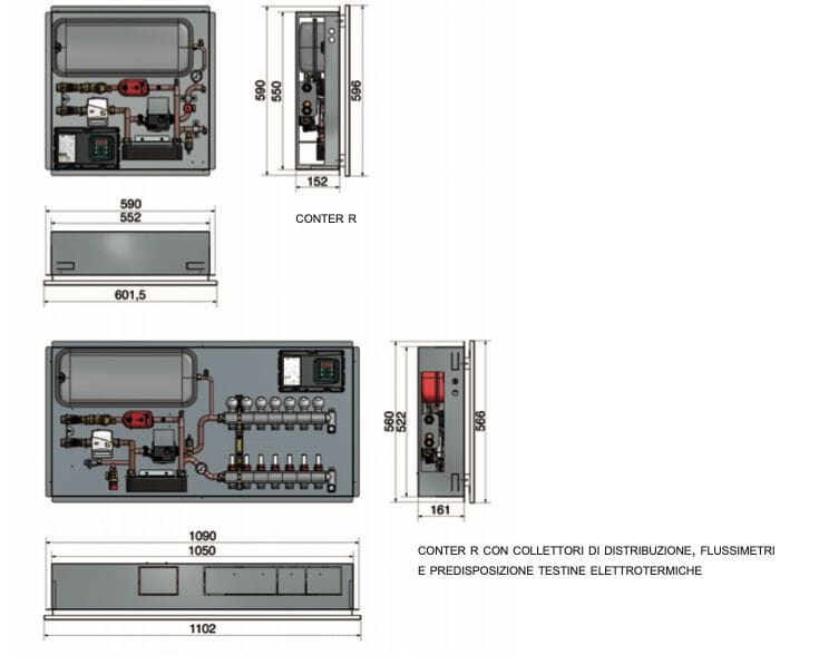 Учет тепла Comparato Nello CONTER R ARCH-00086686 - Вид №2