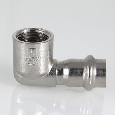 VTi.952.I.002205 Фитинг из нержавеющей стали – пресс-угольник с внутренней резьбой Valtec 22 мм х 3/4"  - Вид №8