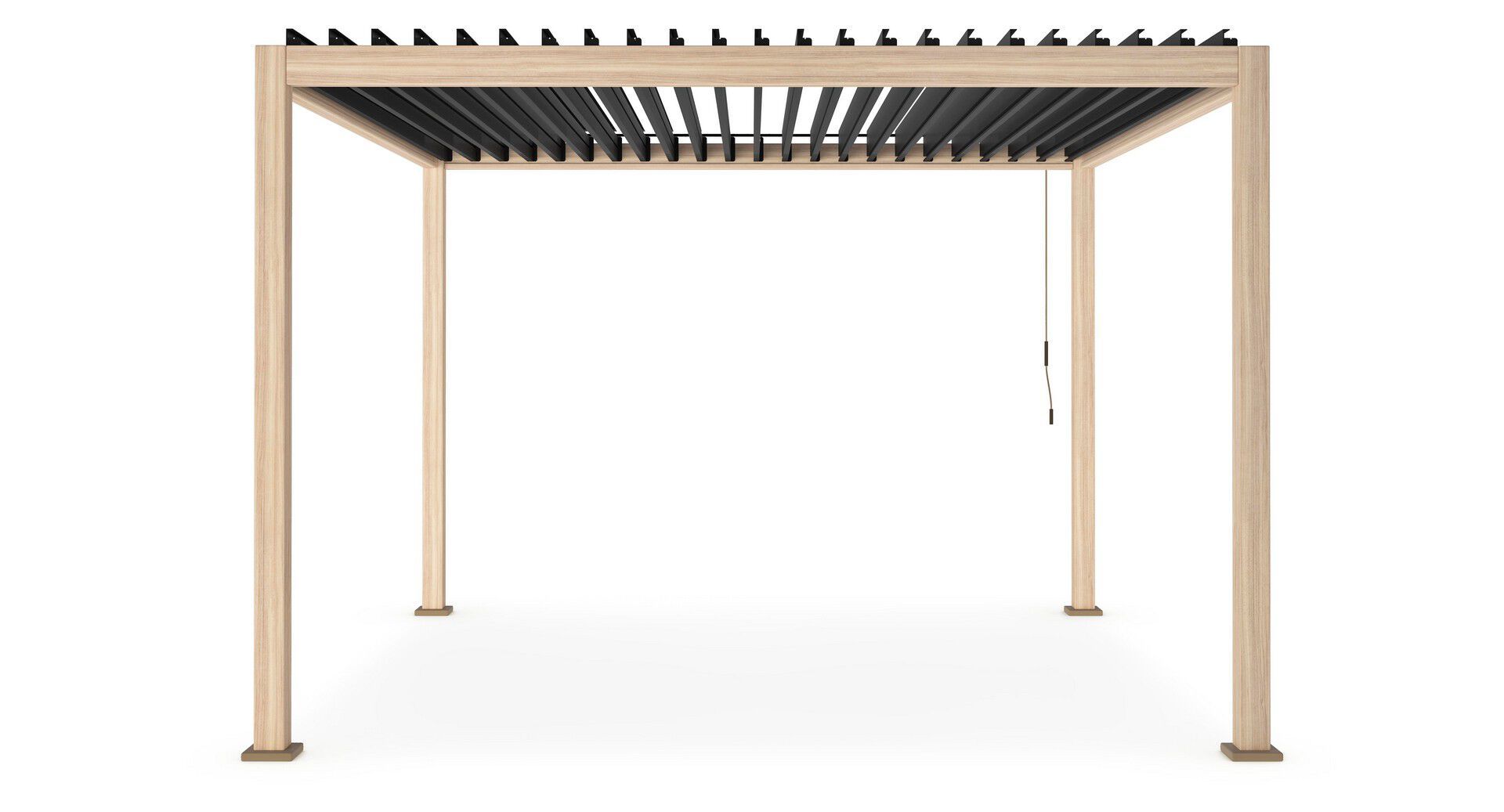 Самонесущая пергола из алюминия с поворотными пластинами BIZZOTTO OCEAN ARCH-00042235 - Вид №97