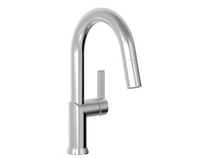 Смеситель для кухни с поворотным изливом