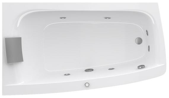 Jacuzzi® Асимметричная гидромассажная ванна Essentials sun-id-1351189 - Вид №1