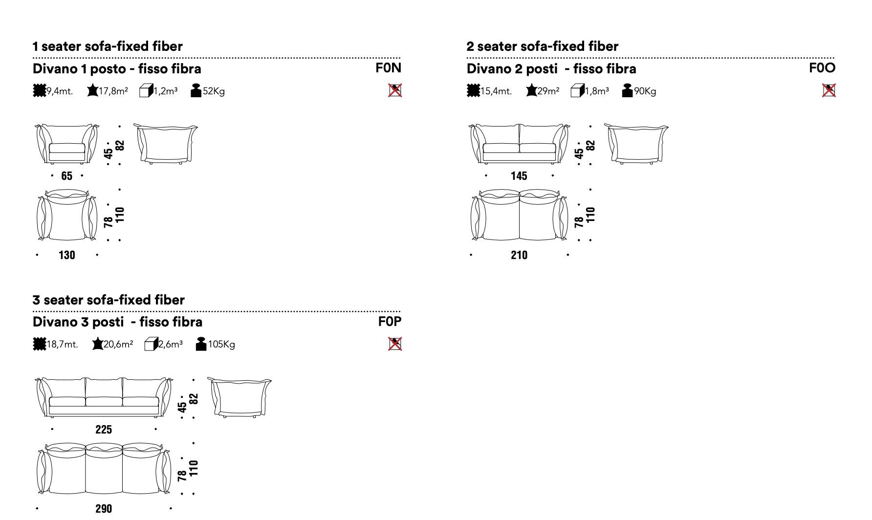 Съемный диван из ткани MOROSO Cloudscape ARCH-00133882 - Вид №8