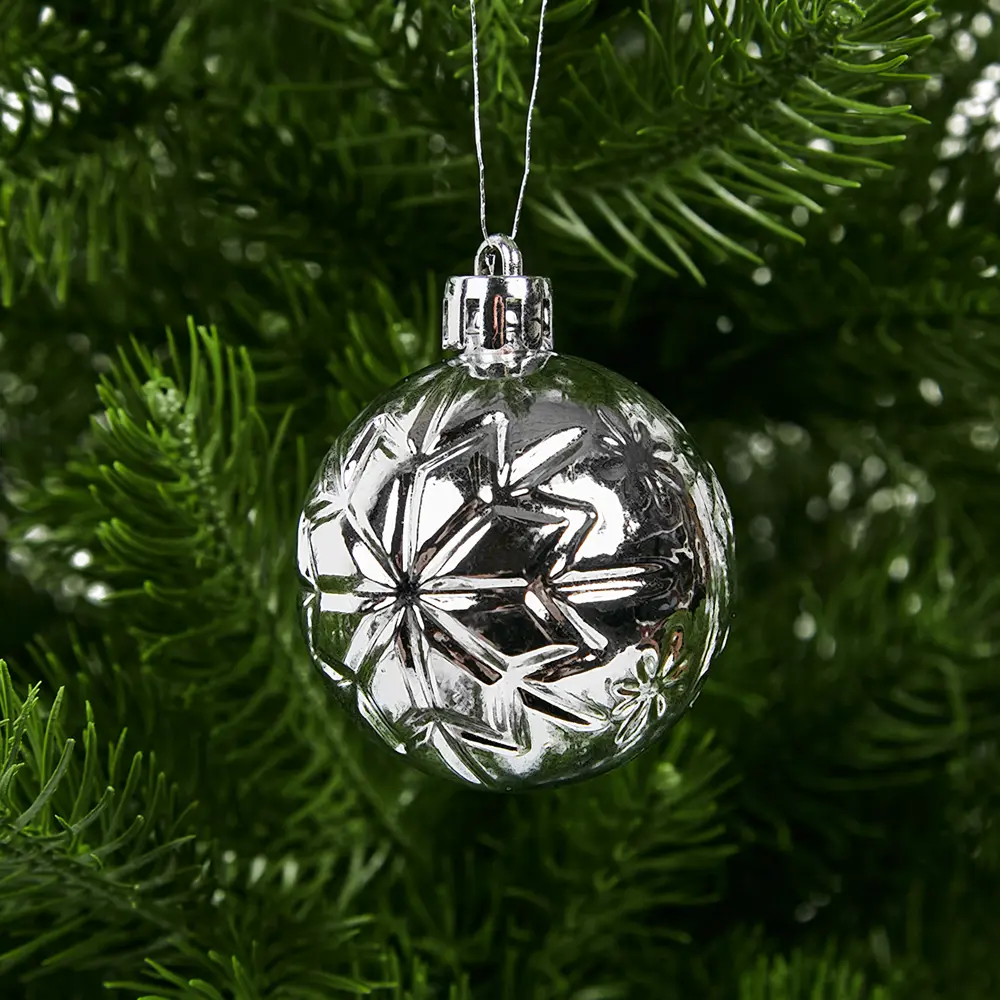 87036334 Набор новогодних шаров Christmas ø5-6 см цвет синий 25 шт. STLM-0949351 Santreyd  - Вид №27