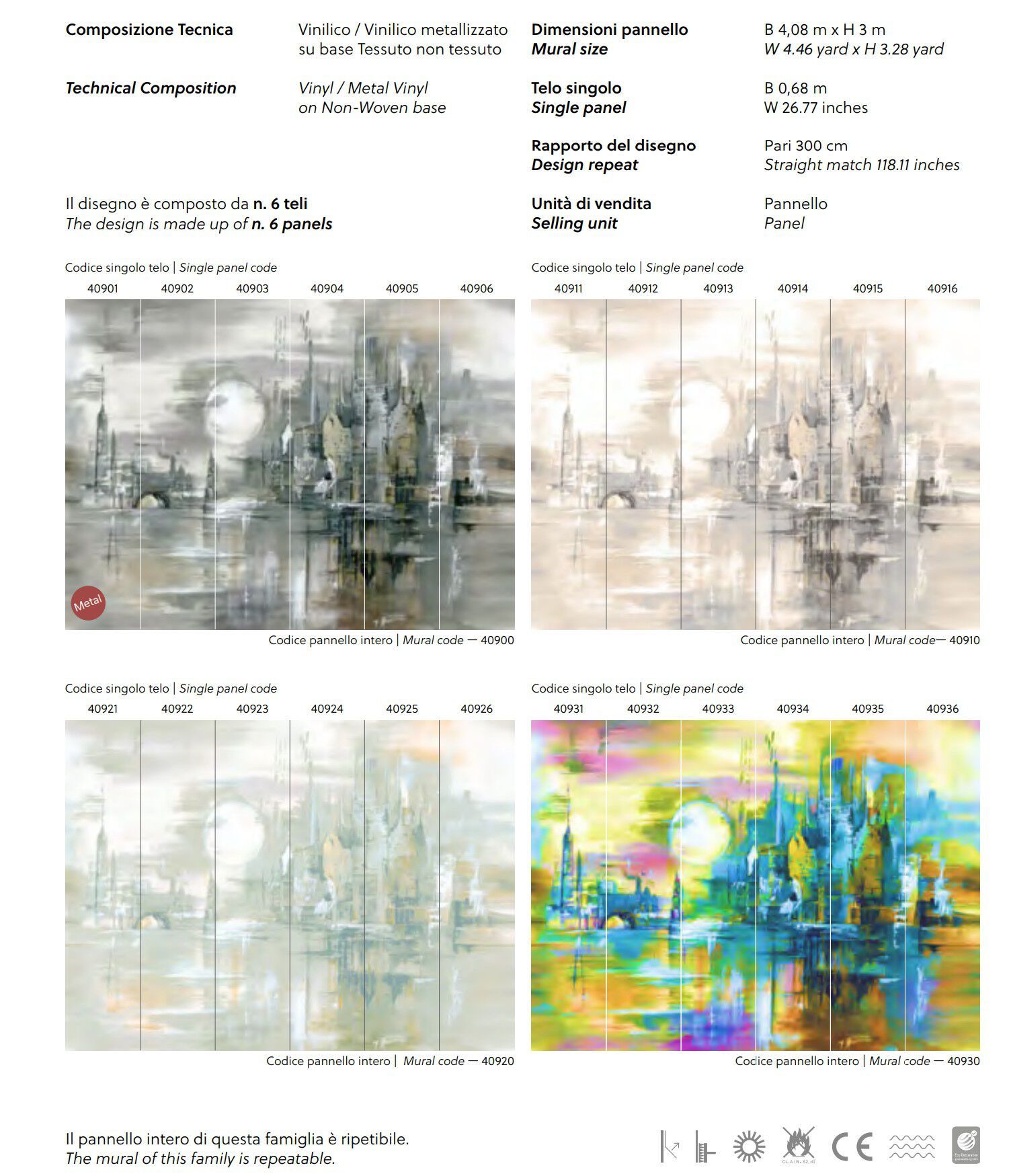 Обои с пейзажами Jannelli&Volpi СП 202 MURALS DECOR ARCH-00071007 - Вид №3