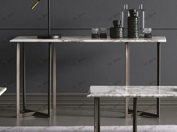 Bodema Прямоугольная консоль из мрамора Blunt Blu002