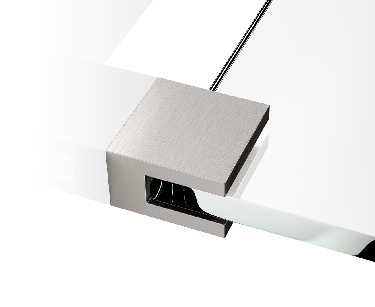 ДЕРЖАТЕЛИ ДЛЯ СТЕКЛЯННОЙ ПОЛКИ CO GKH DECOR WALTHER Хром 561200 CORNER - Вид №1