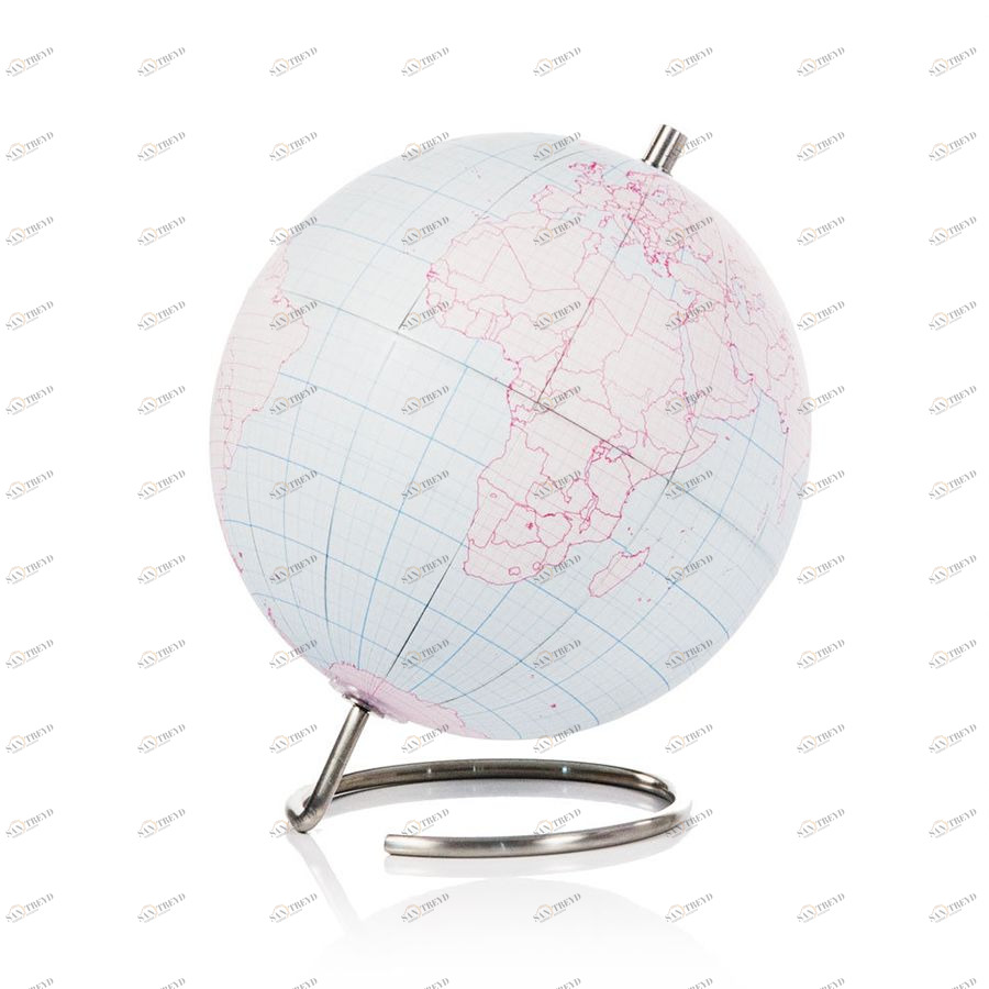 Глобус для разукрашивания Journal малый SUCK UK SKGLOBEGRID2