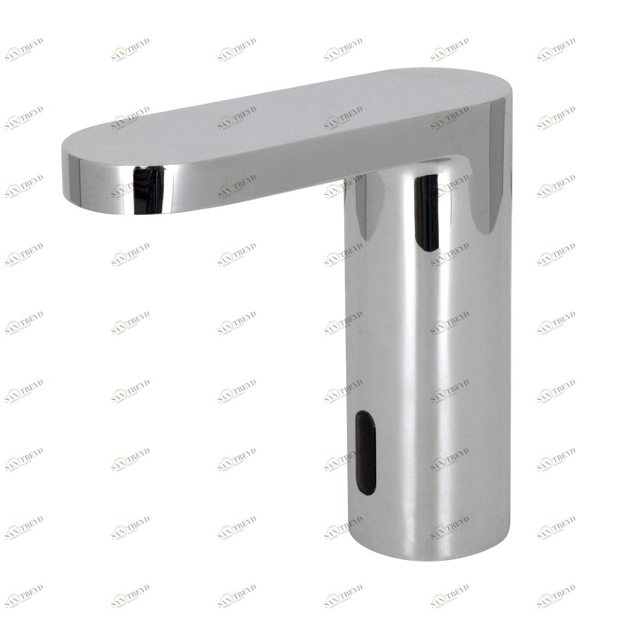 В ОТЕЛЯХ - Электронный смеситель для раковины с одним входом воды 3/8 "штуцерами, аэратором" плюс ", без выталкивающих сливов. Батарея 3 В. Расход 5 л / мин при 3 барах.  Hotels NOKEN 100114431  CHROME