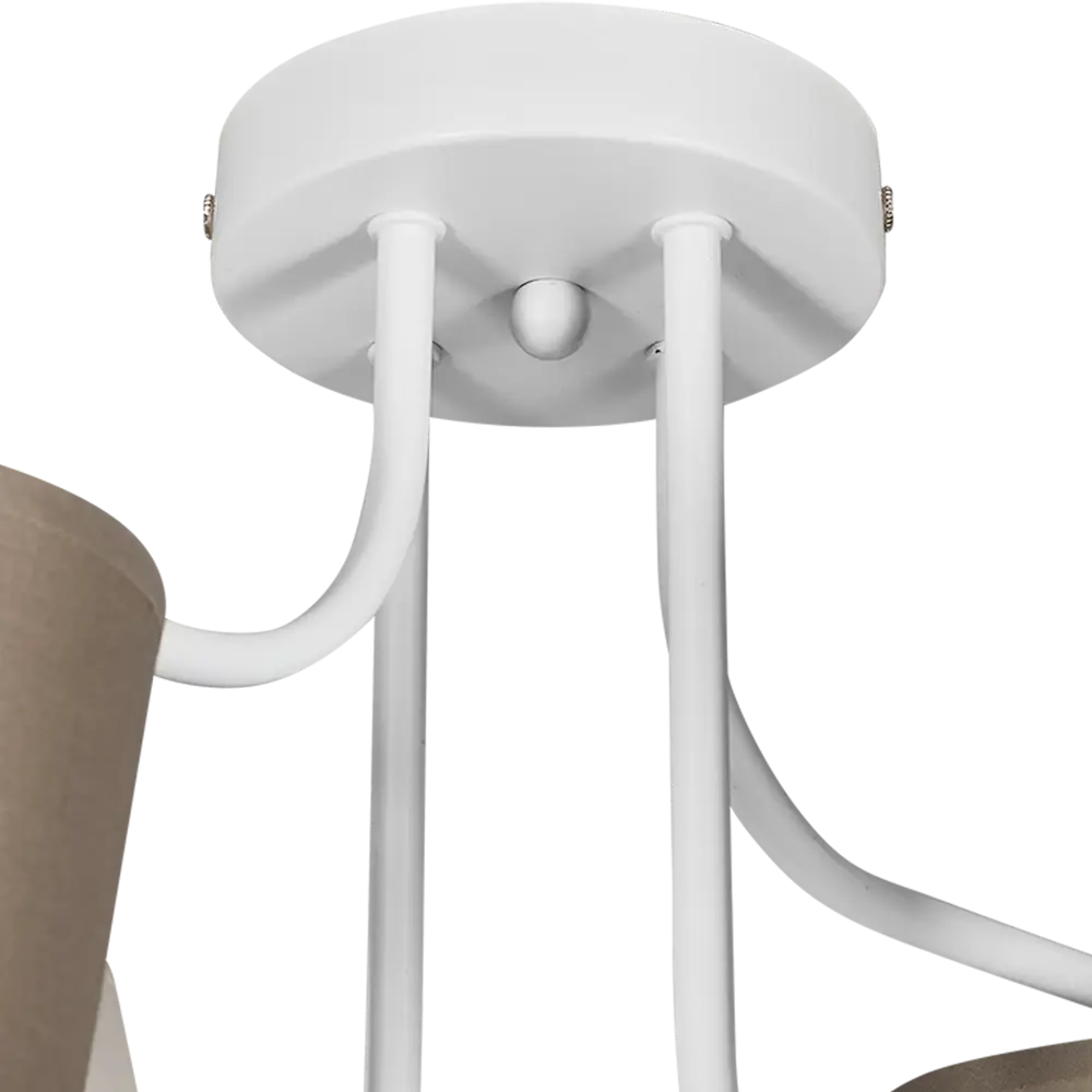 Люстра потолочная Chris 3154-304 4 лампы 12 м² цвет белый Rivoli STLM-2013103 - Вид №4