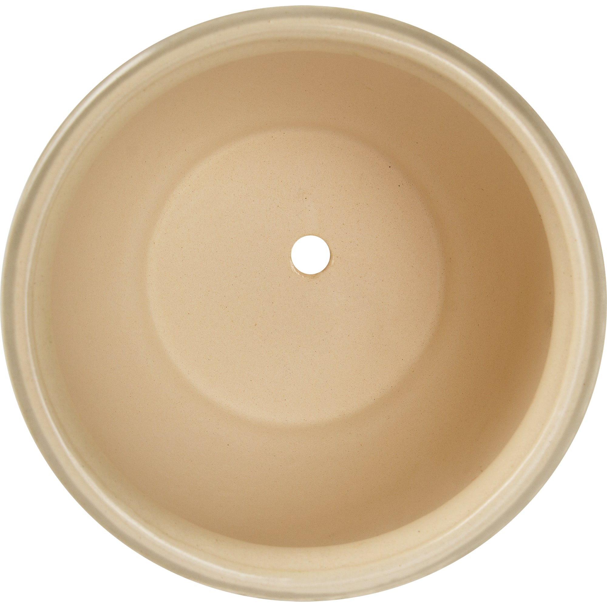 16141617 Горшок цветочный ø13.1 h10.9 см v0.8 л керамика бежевый/серый Уют Santreyd - Вид №1