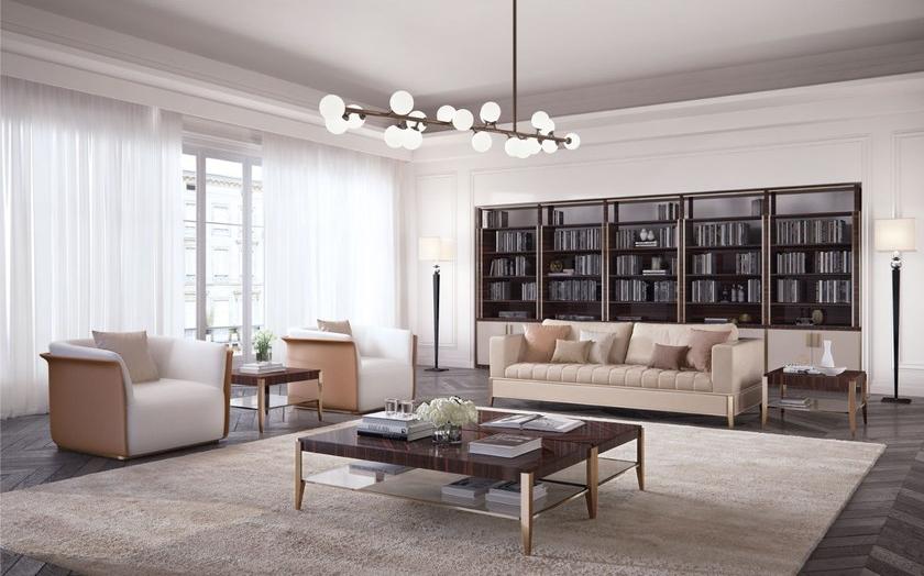 Capital Collection Низкий прямоугольный деревянный журнальный столик для гостиной sun-id-1407814 - Вид №2