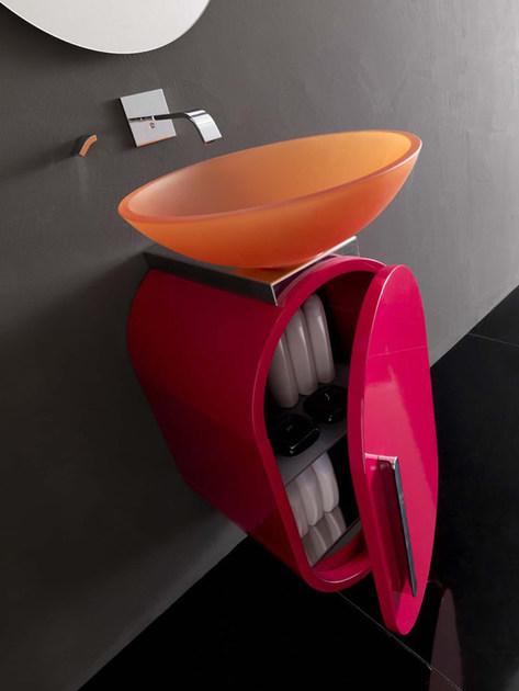 LASA IDEA Тумба под умывальник подвесная одинарная Flux_us sun-id-1419070 - Вид №2