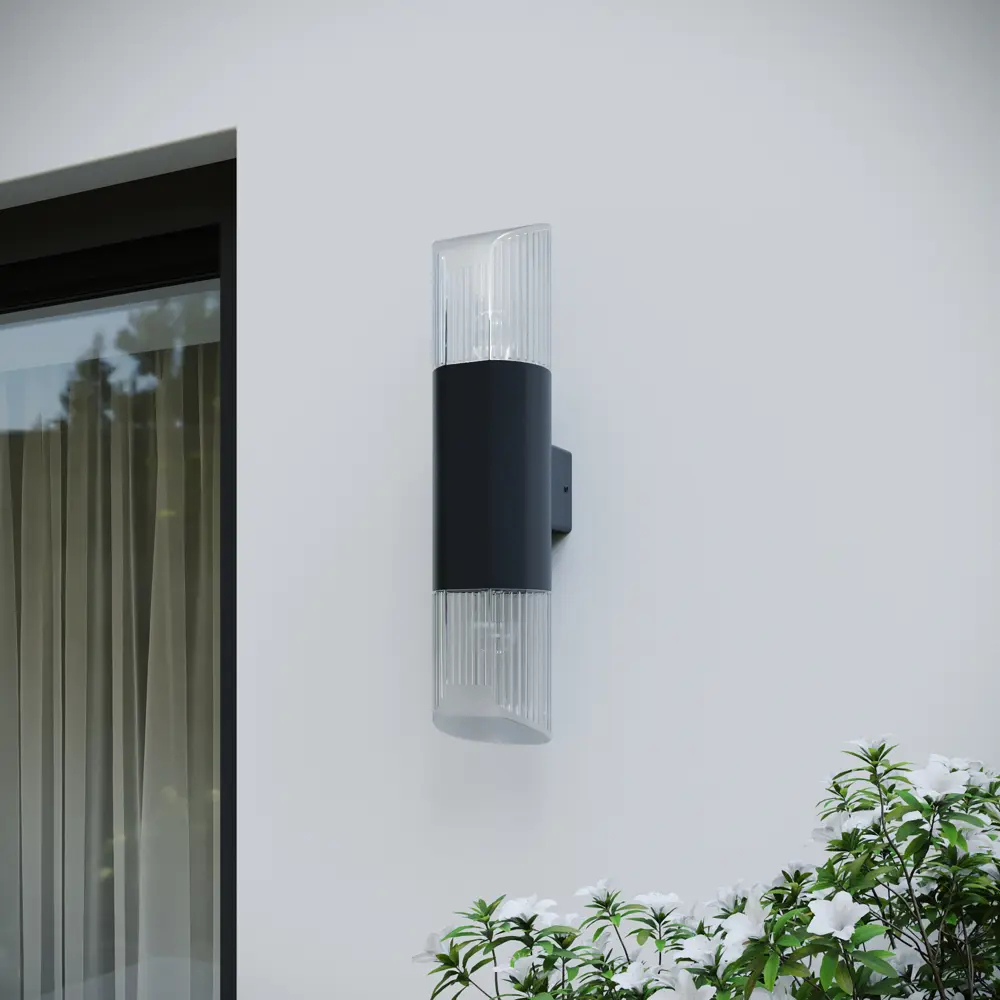 Настенный уличный светильник Kreaforta Taal с двумя плафонами 89386816 STLM-1576472 - Вид №1