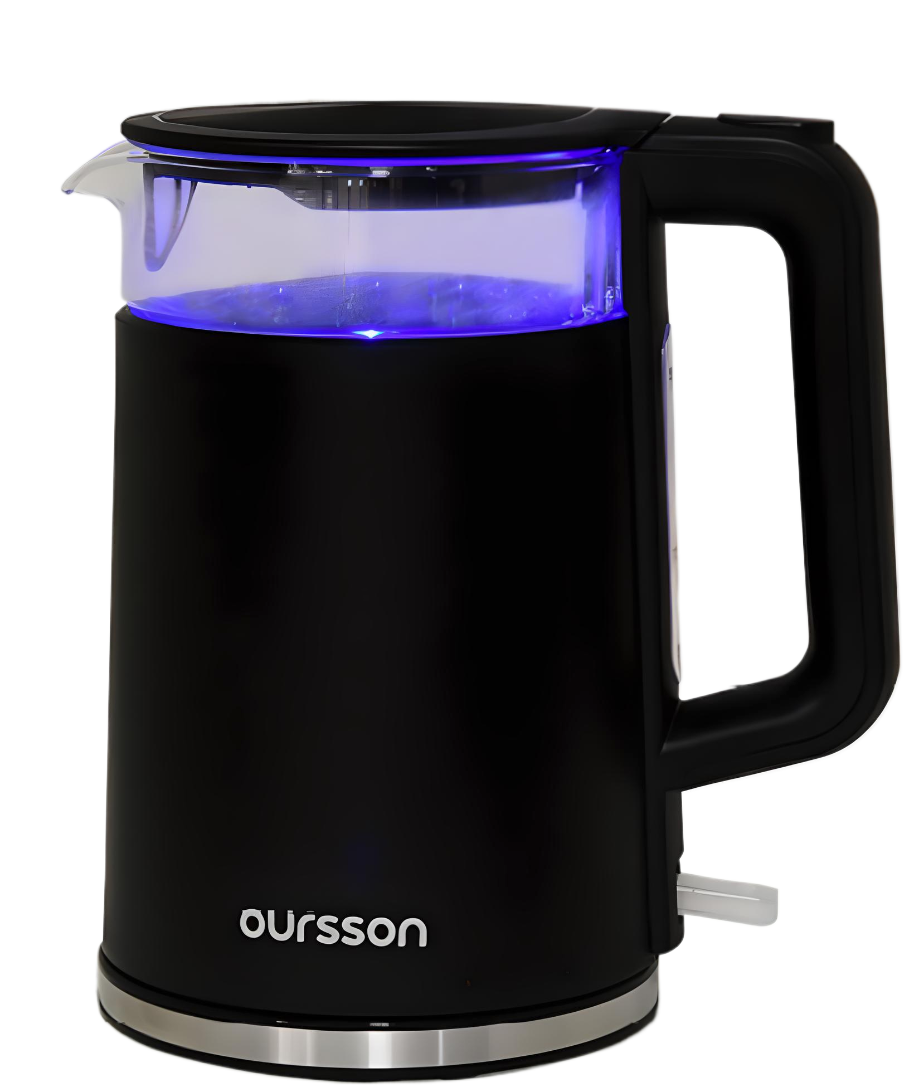 5352114 Электрочайник Oursson EK1732W/BL черный STDN-0079294 - Вид №5