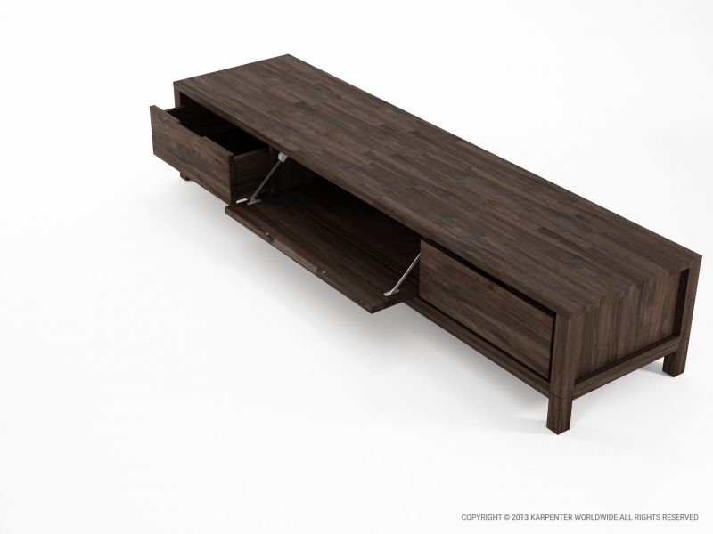 457_899 Медиа-шкаф с 2 ящиками и 1 откидной дверцей Karpenter Solid - Вид №3