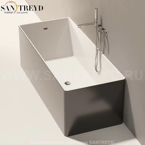 WASH BICOLOR Ванна свободностоящая 170 см черная MW170.BC.9017