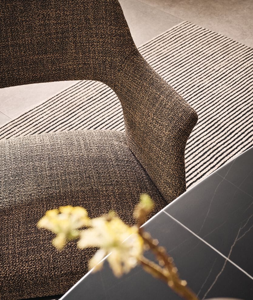 Мягкий тканевый стул с подлокотниками Poliform ARCH-00106120 - Вид №3