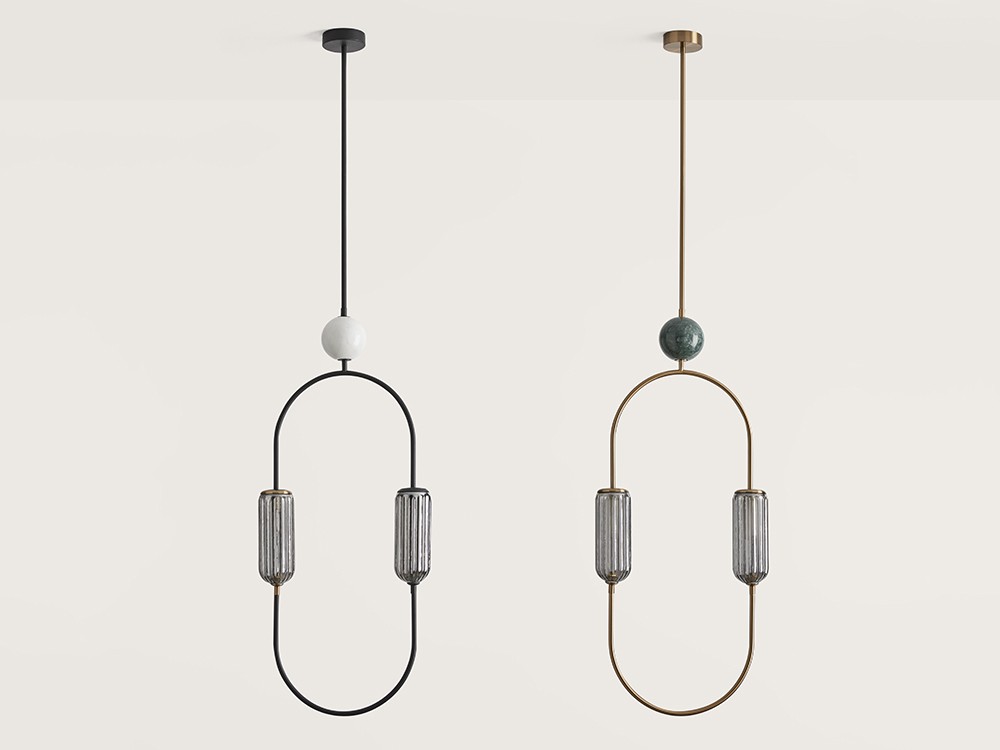 092022 Подвес золотой - зеленый мрамор Aromas del Campo Clip - Вид №2