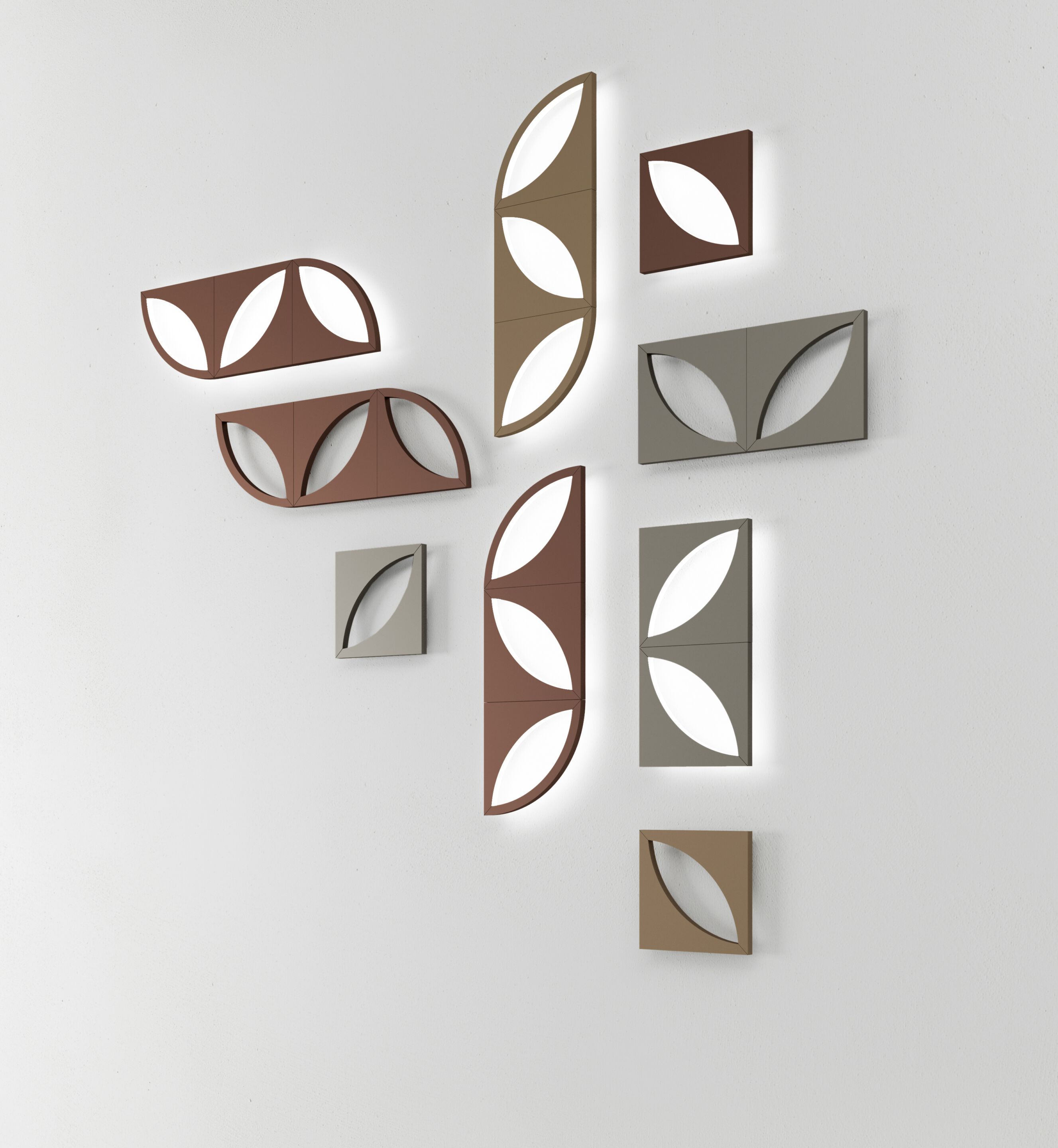 Алюминиевый светодиодный настенный светильник Bizzotto Italia ARCH-00087858