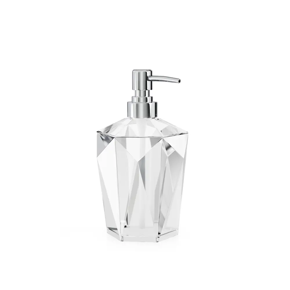 Дозатор для жидкого мыла LEMER Stellar - прозрачный акриловый диспенсер 88482928 STLM-1457600