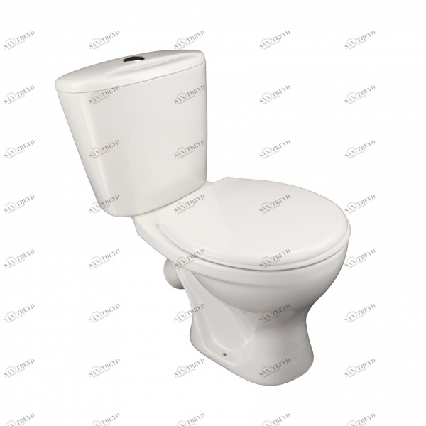 1015325 Компакт унитаз с бачком Белый Лобненский Стройфарфор  Россия 