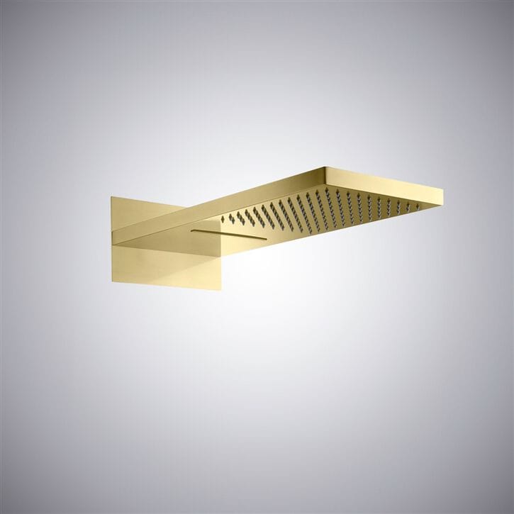 Настенная прямоугольная душевая головка Fontana Showers Luxe Fontaine ARCH-00126304 - Вид №14