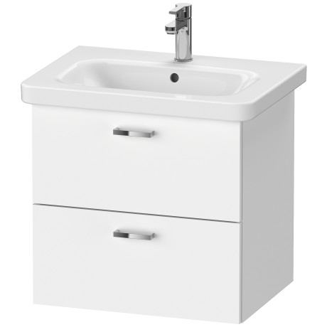XB619501818 Тумбочка подвесная XBase #XB6195 580 x 448 мм Белый матовый, декор Duravit  - Вид №2