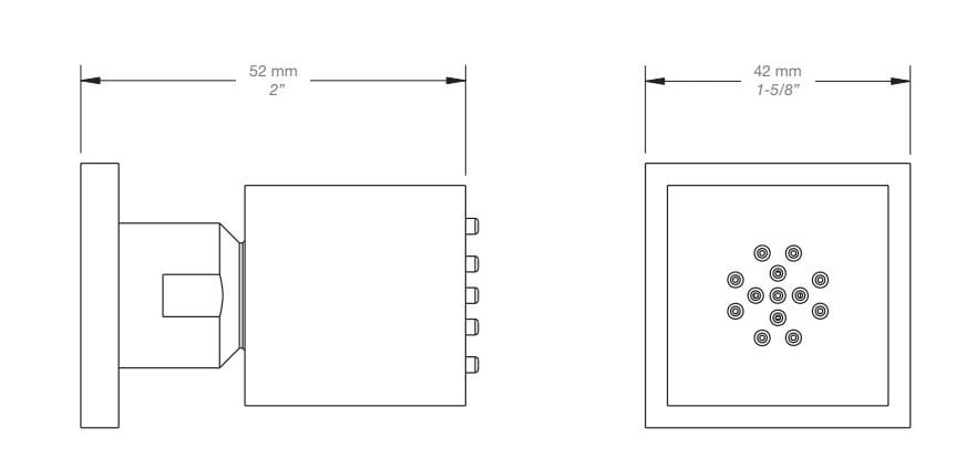 Термостатический набор для душа с душем BARIL Rec B05 ARCH-00139570 - Вид №6