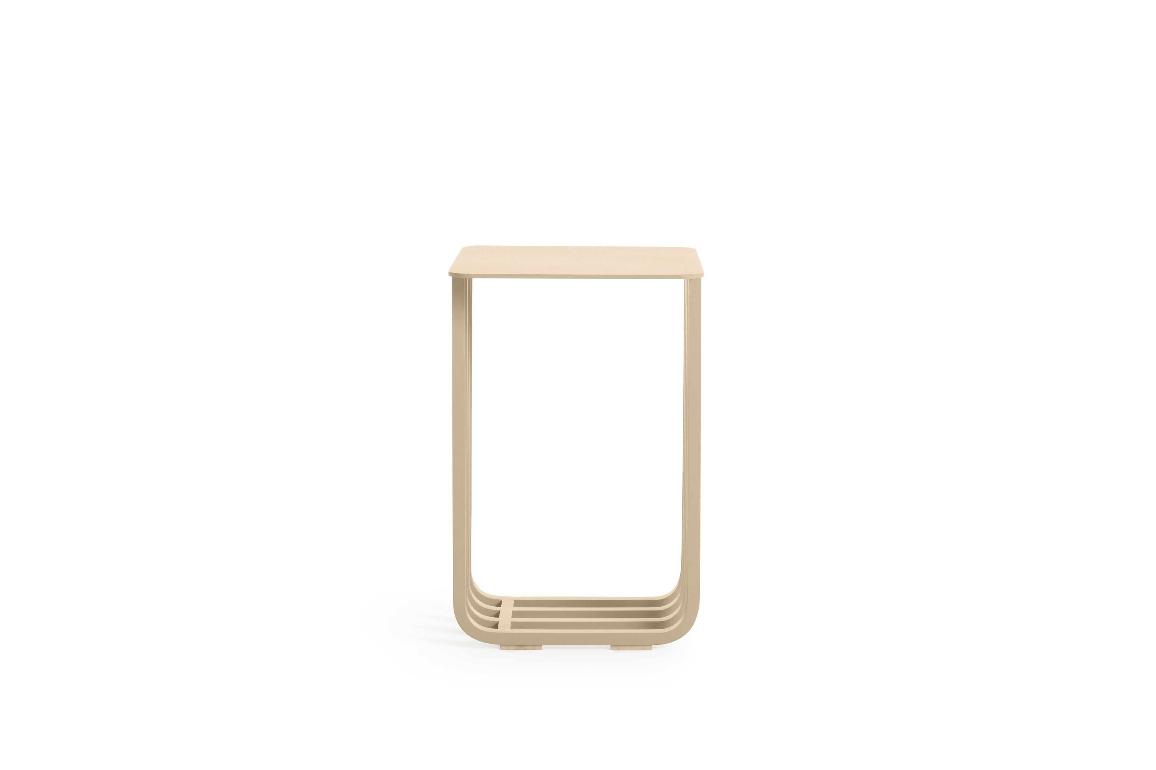 Высокий квадратный журнальный столик из алюминия с термокрытием Diabla гриль ARCH-00139223 - Вид №18