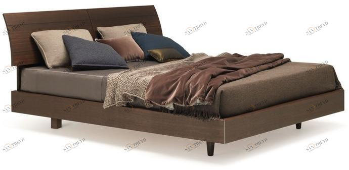 MisuraEmme Двуспальная кровать из орехового дерева Misuraemme sun-id-1420267