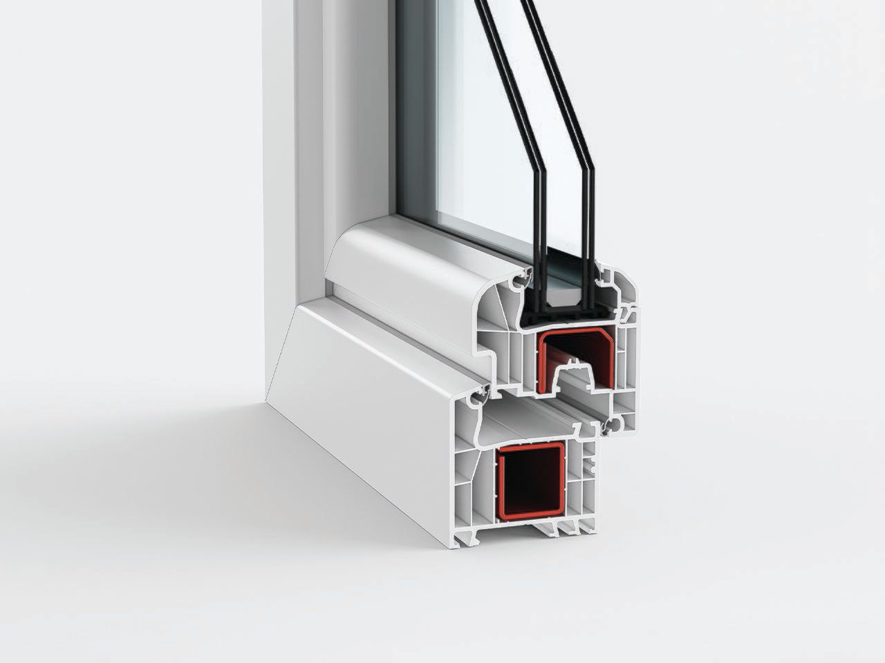 Окна из ПВХ DQG - Diquigiovanni DQG 70 ARCH-00023247 - Вид №1