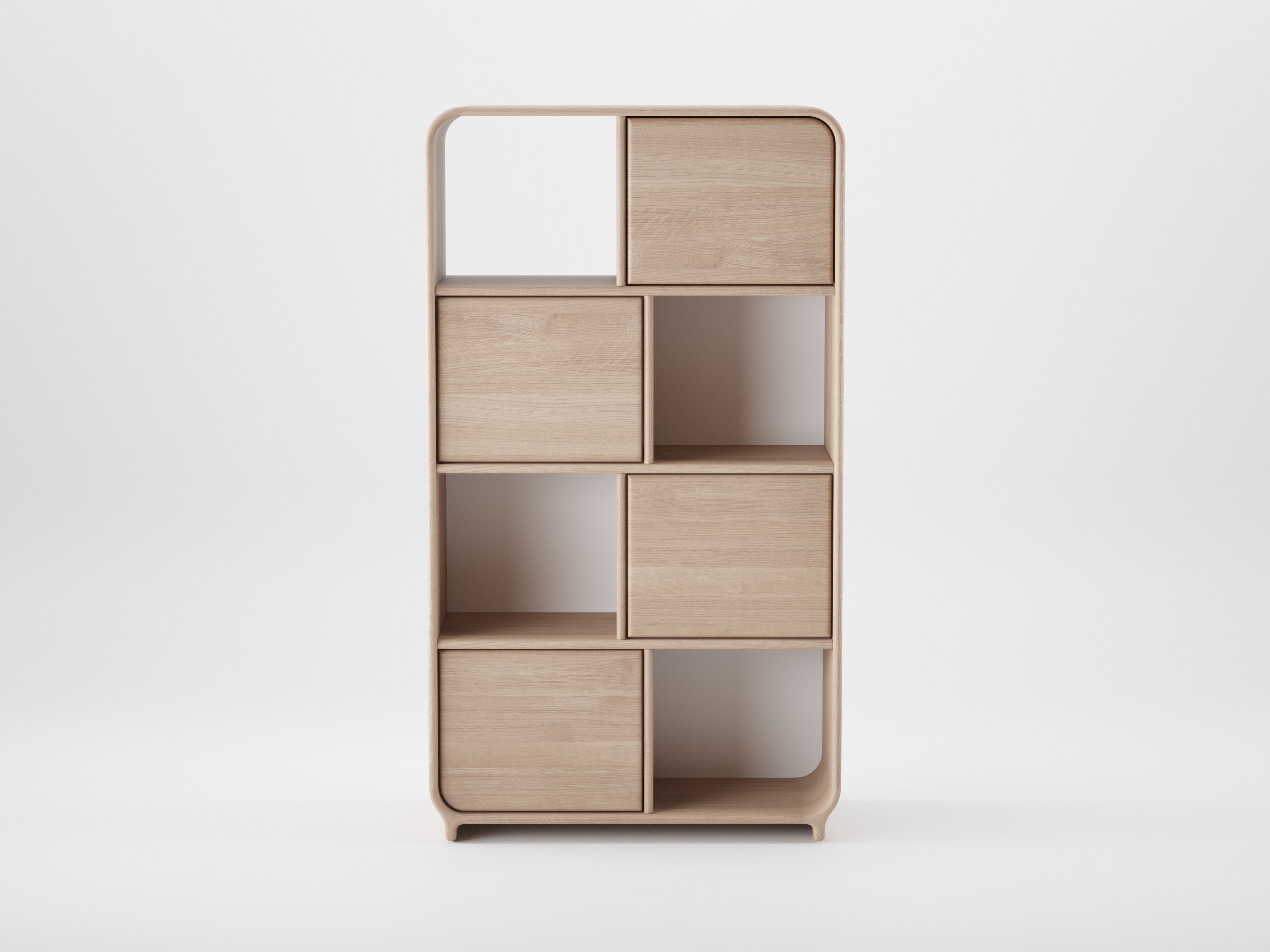 Книжный шкаф из массива дерева Artisan Eny ARCH-00068260 - Вид №1