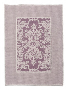 LEI_36_54 Полотенце кухонное 50/70 сиреневый 50% лен 50% хлопок жаккард LEITNER