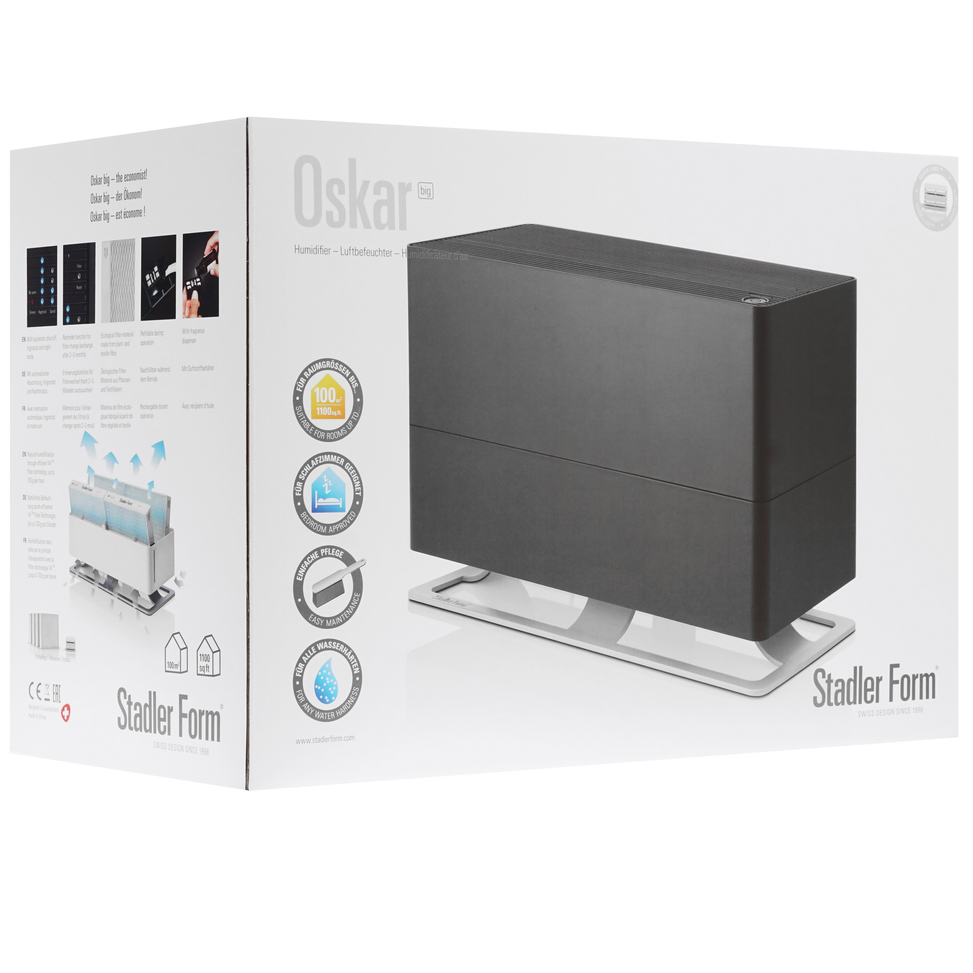 1002633 Увлажнитель воздуха Stadler Form Oskar Big O-041R STDN-0045819 - Вид №7