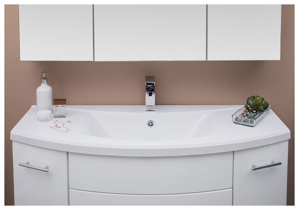 Тумба под раковину Aquanet Тренто 120 белый sun-id-270670 - Вид №4