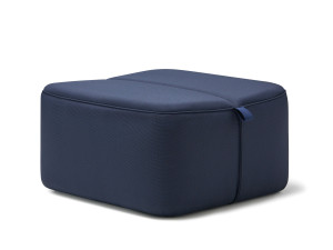 Квадратный пуф из ткани