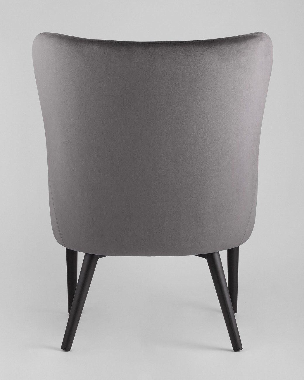 Кресло мягкое с ушами серое вельветовое "Ститч" STOOL GROUP ДИЗАЙНЕРСКИЕ 00-3881936 Серый  - Вид №4