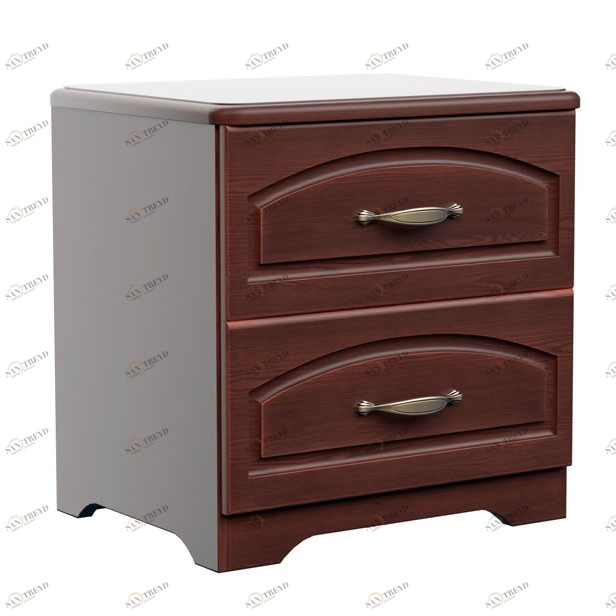 Тумбочка прикроватная для спальни "Афродита" DREAMLINE АФРОДИТА 173599 Коричневый 