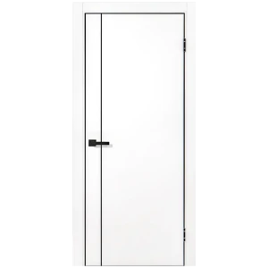 Межкомнатная дверь Борно 56 белая с магнитным замком 89423507