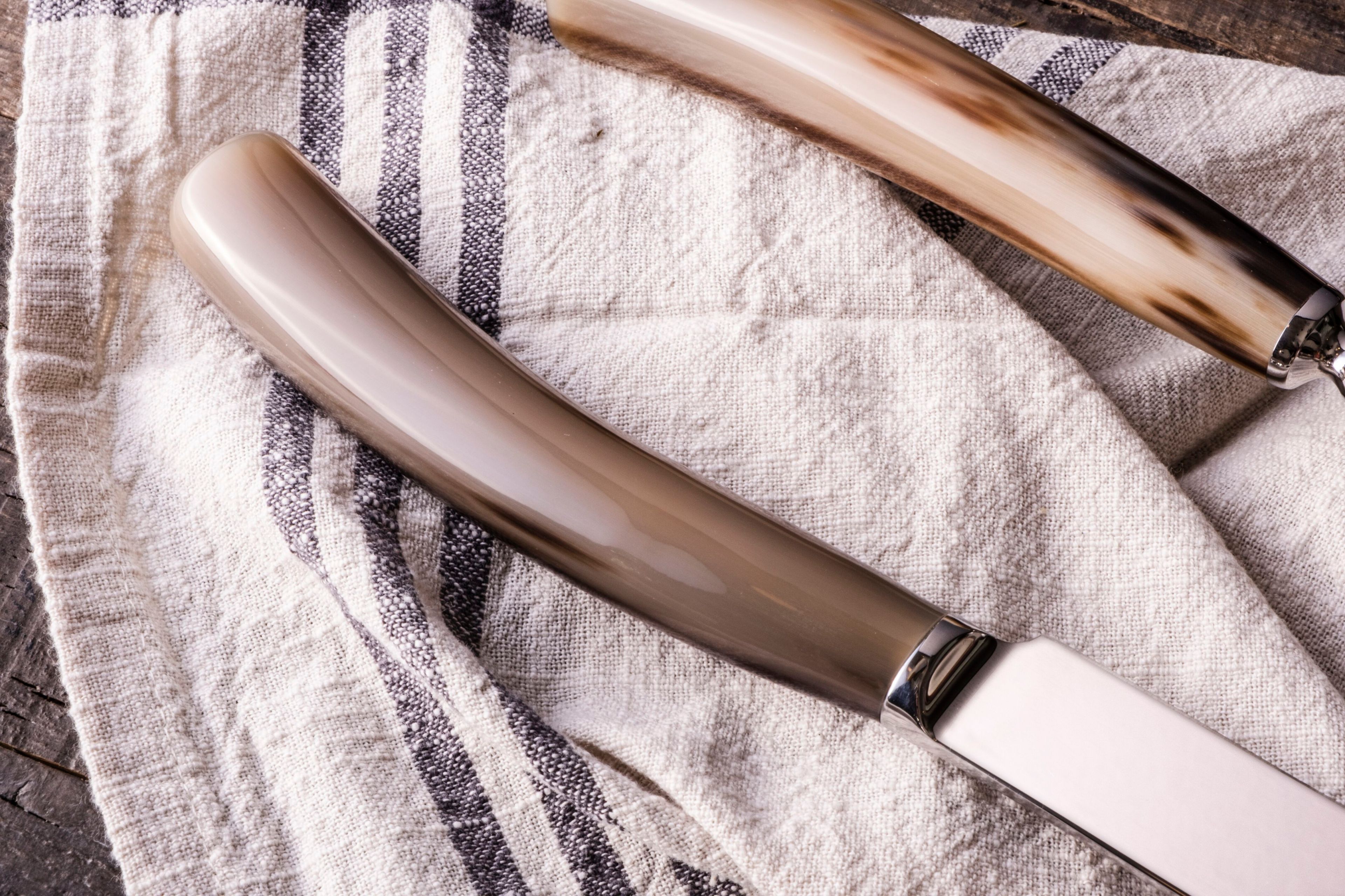 Набор столовых приборов для жареного рога и нержавеющей стали Zanchi 1952 Natural ARCH-00053829 - Вид №2