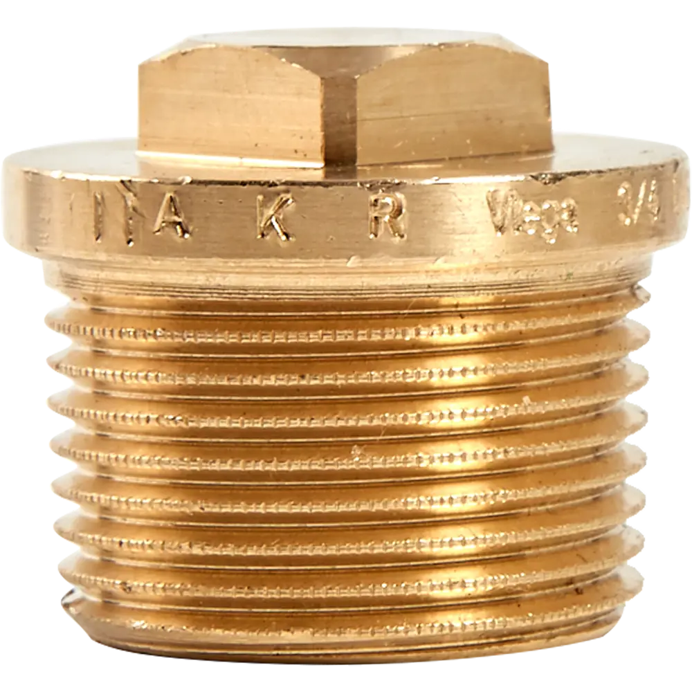 Заглушка Viega 320089, наружная резьба, 3/4", бронза 320089 82314267 STLM-2187203  - Вид №1