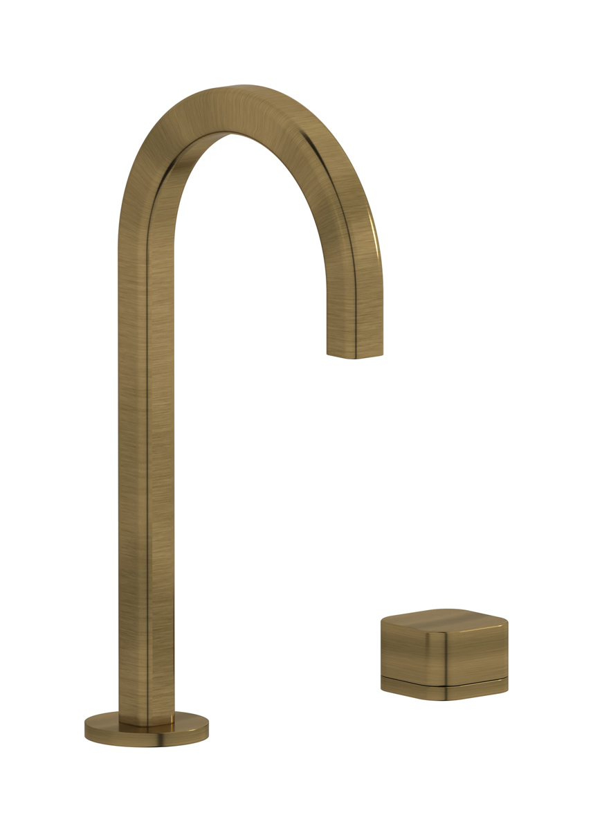 Смеситель для раковины на 2 отверстия WE ARE IB eo394mb_3 Modern Bronze Elio